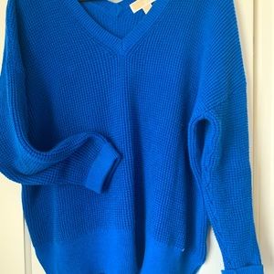 Michael Kors Wide Vneck Slouchy Sweater
